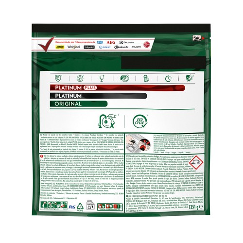 FAIRY Original Detergente todo en uno para lavavajillas en cápsulas, con aroma a limón 100 uds.