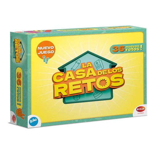 La casa de los retos, nuevos juegos, juego de mesa +6 años, BIZAK