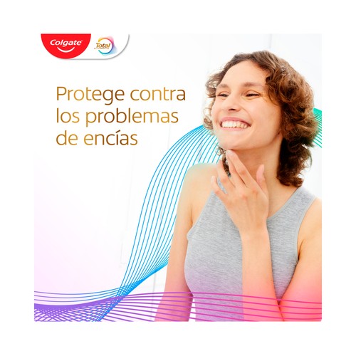 COLGATE Total Prevención acitva + Pasta de dientes que ayuda a prevenir la irritación y recesión de las encias 75 ml.