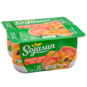 SOJASUN Especialidad de soja con albari y guayaba 4 x 100 g.