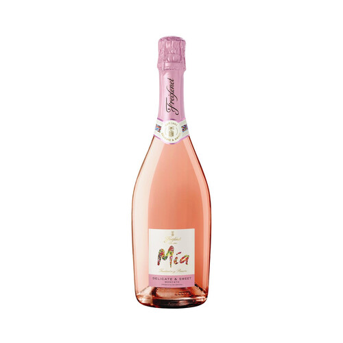 Vino rosado frizzante y espumoso, dulce y delicado FREIXENET Mía botella de 75 cl.