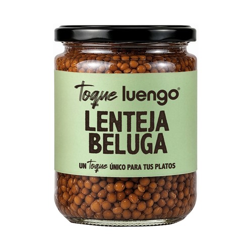 LUENGO Toque Lenteja beluga cocida bote 270 g.
