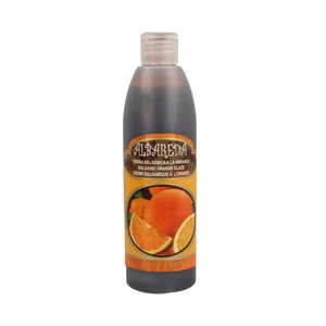ALBAREDA Crema de vinagre balsámico con sabor a naranja ALBAREDA 250 ml.
