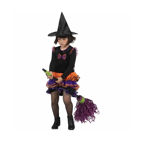 Disfraz de brujita fantasía para niña talla 3-4 años, MY OTHER ME.