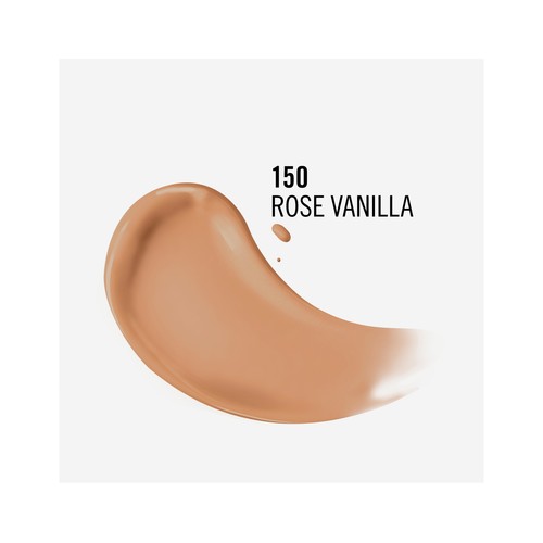 RIMMEL  Kind & free Tono 150 Rose Vainilla Base de maquillaje hidratante para un acabado radiante y saludable, 30 ml.