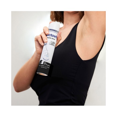 LACTOVIT Invisible Desodorante en spray para mujer, protección hasta 72 horas 200 ml.