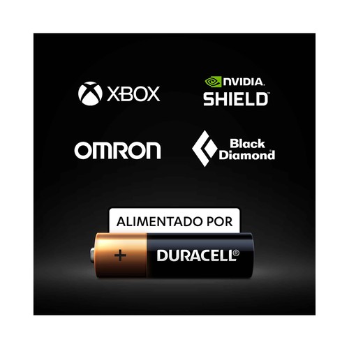 Pack de 4 pilas alcalinas AAA, LR03, 1,5V, DURACELL Plus.