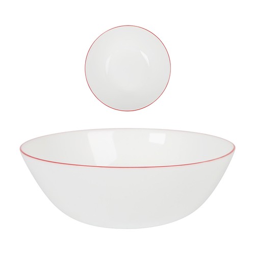 Bol 16cm opal amalfi rojo. SANTA CLARA