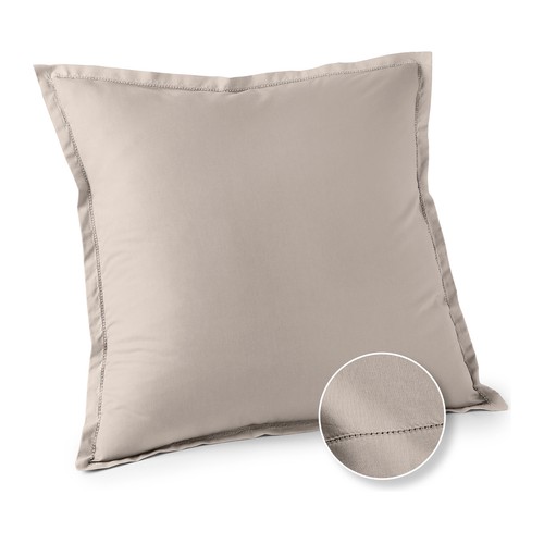 Funda de almohada de percal de 55x55cm. 100% algodón, ACTUEL.