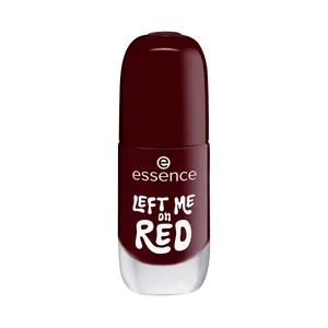 ESSENCE tono 12 Left me on red rojo oscuro intenso Esmalte de uñas en gel de larga duración.