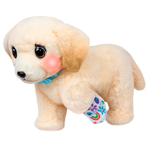 LITTLE LIVE PETS Peluche con funciones Perro Ouchies Retriver, Cúrame + 5 Años