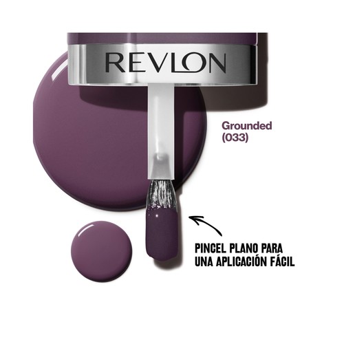 REVLON Ultra hd snap!  tono 033 Grounded Pintauñas de secado rápido y alta cobertura en 1 sola pasada.