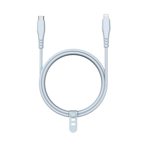 Cable USB C a USB lightning QILIVE 600183175 , longitud 1,2 metros, color azul