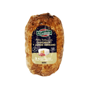 Imagen de LA CARLOTEÑA Pollo al horno relleno con queso Camembert y jamón serrano LA CARLOTEÑA 600 g.