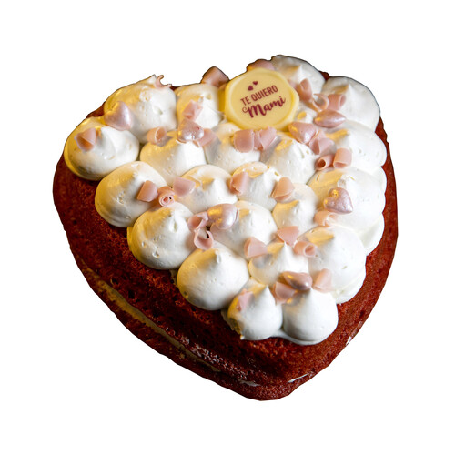 Tarta corazón red velvet Día de la Madre 450g.