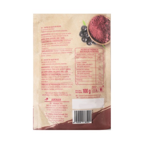 PRODUCTO ALCAMPO Acai en polvo 100G