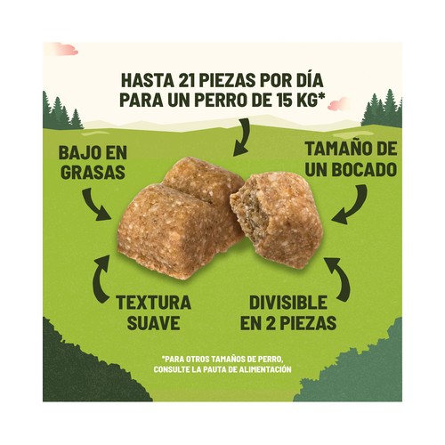 PURINA Adventuros - Snack para perro sabor salmón 250g