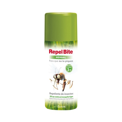 REPEL BITE Repelente de insentos con protección hasta 6 horas REPEL BITE Herbal 100 ml.