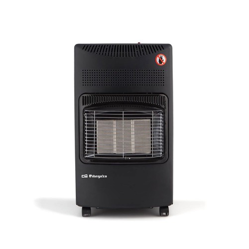 Estufa de gas butano o propano ORBEGOZO HCE 73, potencia de calentamiento: 4000W, encendido automático, panel cerámico.