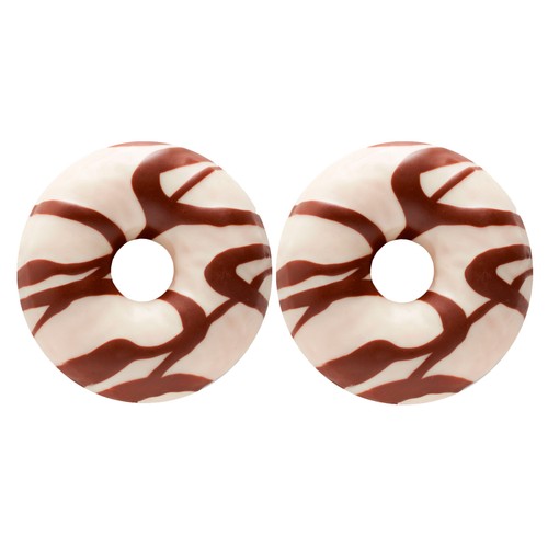 Rosquillas bicolores de chocolate, 2 uds, 150 g.