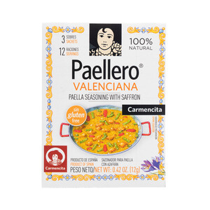 Imagen de CARMENCITA Sazonador para paella valenciana CARMENCITA caja de 12 g.