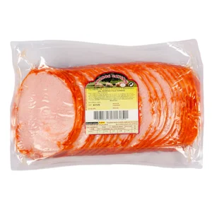 CAYSAN Fiambre de lomo de cerdo cocido y adobado, fileteado.
