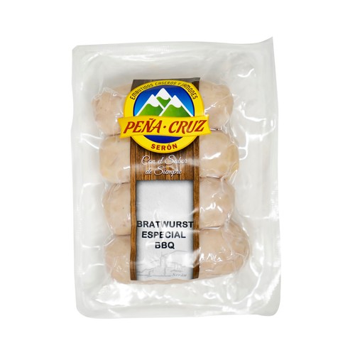 PEÑA CRUZ Salchichas blancas tipo Bratwusrt, ideales para barbacoa PEÑA CRUZ 350 g.
