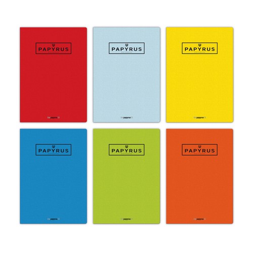 Cuaderno de grapas 48 hojas tamaño A4 tapa gofrada, interior liso, UNIPAPEL.