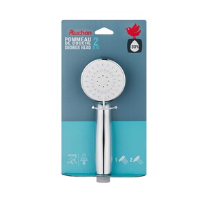 Imagen de Alcachofa de ducha, 2 funciones, PRODUCTO ALCAMPO.