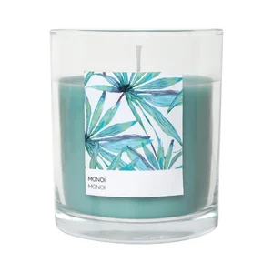 Vela en vaso perfumada, aroma monoi, tamaño L, ACTUEL.