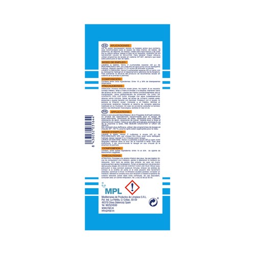 MPL Percarbonato, blanqueador de ropa 750 g.