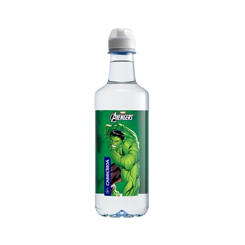 CABREIROA Agua mineral en botella con tapón sport, 1 uds x  50 cl.