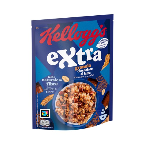 KELLOGG"S EXTRA Muesli crujiente chocolate con leche 375 g.