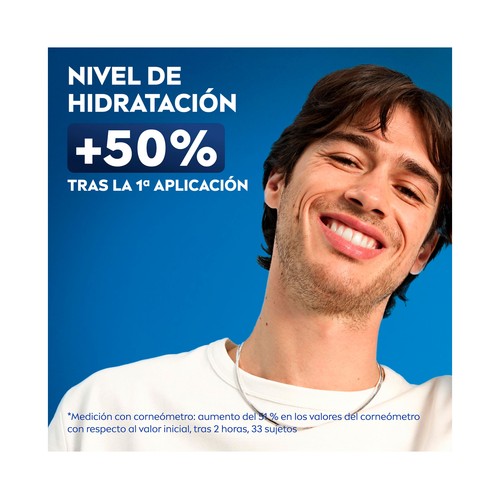 NIVEA Men hydrocare Líquido facial hidratante con ácido Hialurónico, vitaminas y glicerina 100ml.