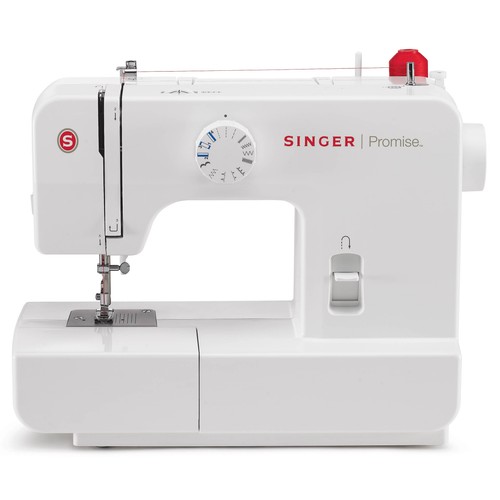 Máquina de coser SINGER Promise 1408, 8 puntadas, brazo libre, ojalador 4 pasos, devanador automático, luz.