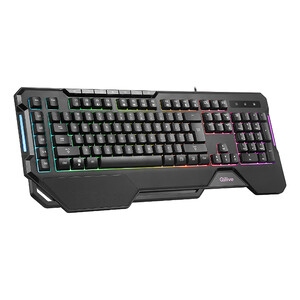 Teclado gaming básico con retroiluminación, QILIVE.