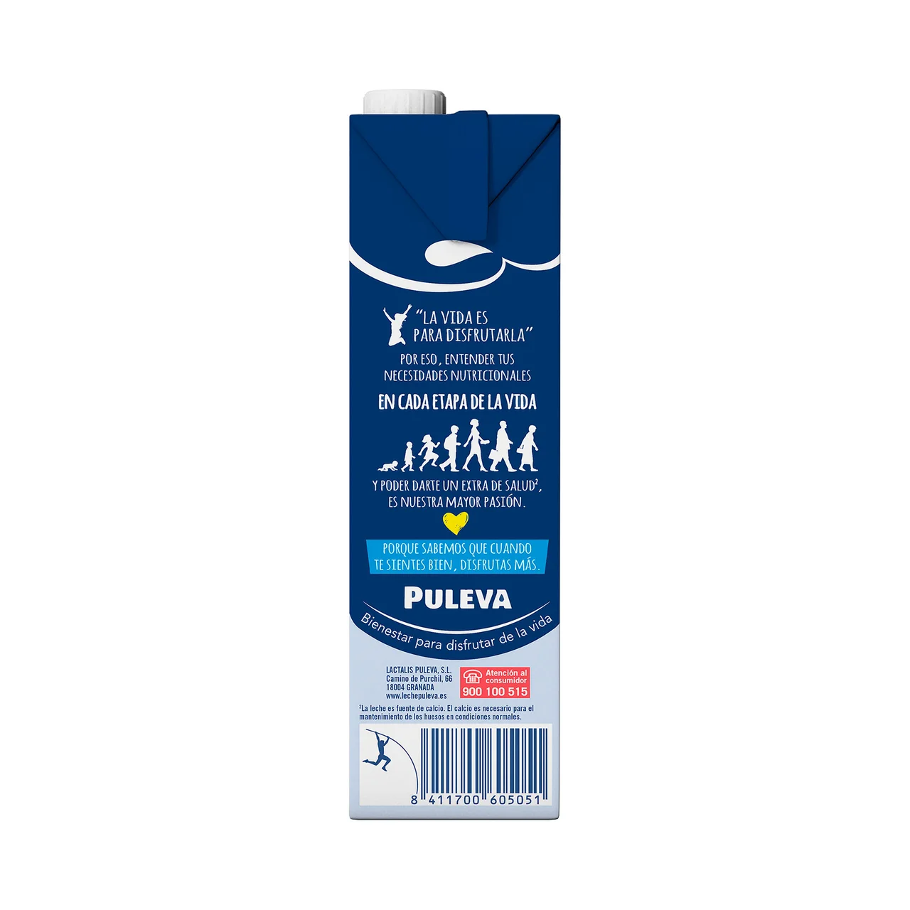 Proteína extra pro Leche de vaca desnatada, sin lactosa, con un alto contenido en proteínas 1 l.