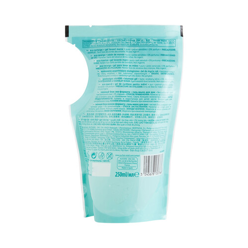 COSMIA Racambio de jabón de manos puro, sin perfumes y especial para pieles sensibles COSMIA 300 ml.
