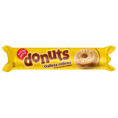 DONUTS Galletas sandwich rellena de crema 133 g.