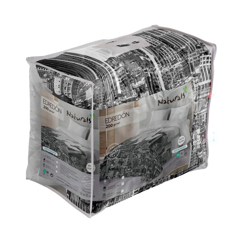 Edredón reversible para cama 90/105 180x260cm 300GRS juvenil, modelo NY. NATURALS