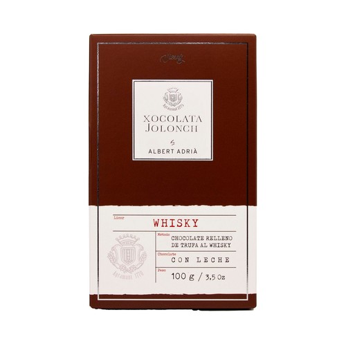 VICENS Chocolate con leche y whisky 100 g.