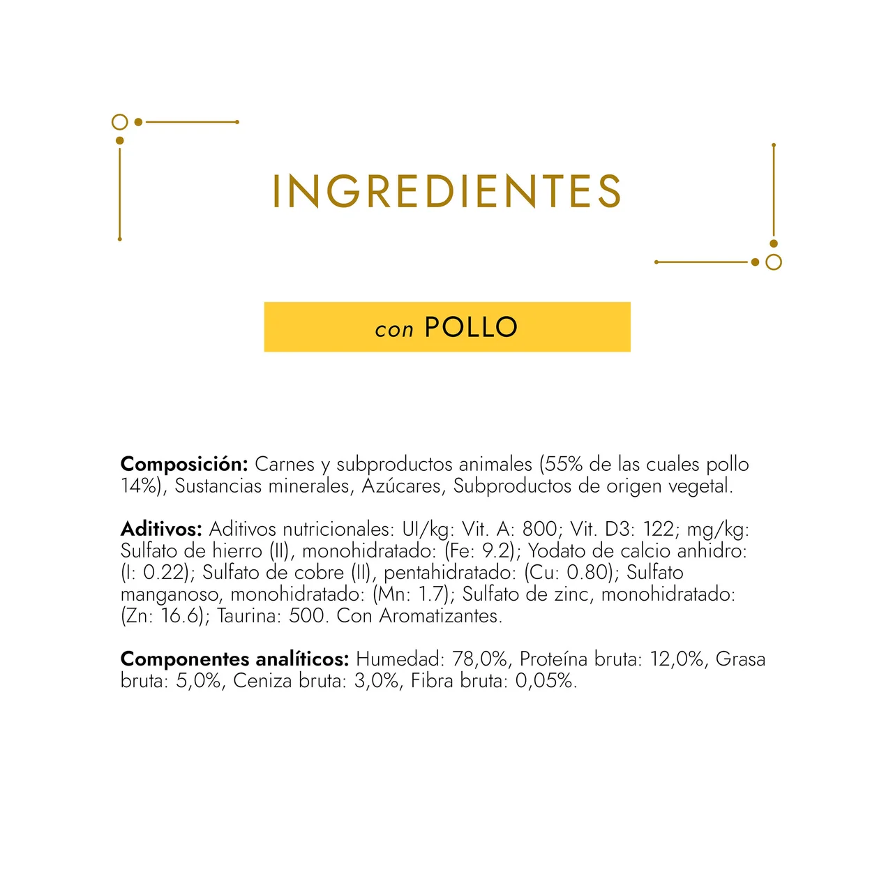 PURINA GOURMET Gold Comida para gatos a base de mousse de pollo GOURMET tarrina 85 g.