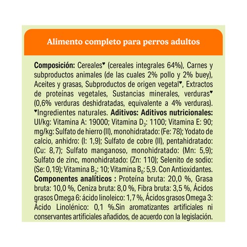 FRISKIES Comida para perros sabor a pollo complete 15 kg