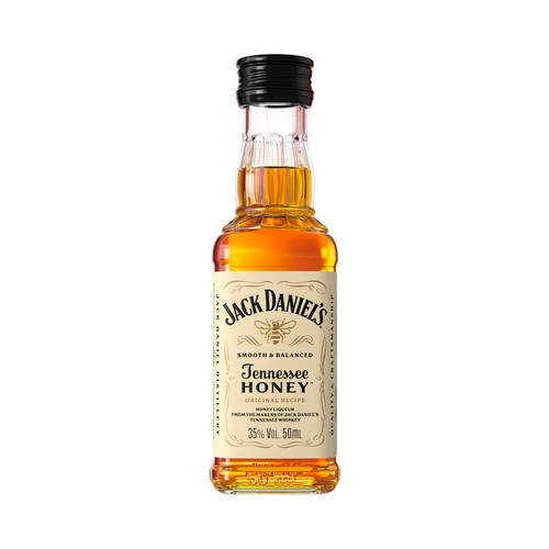 JACK DANIEL´S Honey Tennessee Whiskey tipo bourbon con un toque de miel botella 5 cl.