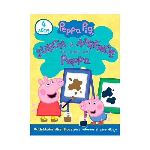 Juega y aprende en casa con Peppa Pig 4 años, VV. AA. Género: actividades. Editorial Beascoa.