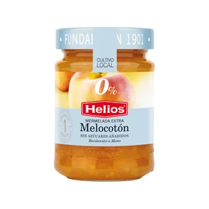 HELIOS Mermelada de melocotón sin azúcar y sin gluten 280 gr.