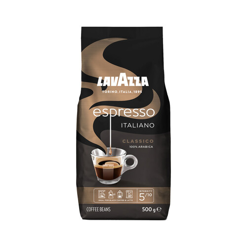 Café en grano Arábica Espresso LAVAZZA 500 g.
