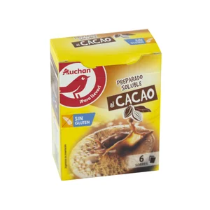 PRODUCTO ALCAMPO Cacao soluble en sobres PRODUCTO ALCAMPO 6 uds. 108 g.