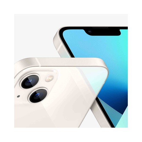 iPHONE 13 Mini 128GB MLK13QL/A blanco estrella, pantalla 13,7cm (5