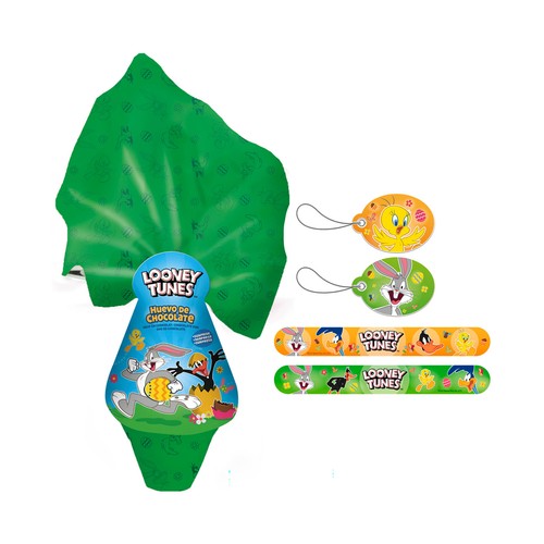 DEKORA Huevo de chocolate Looney Tunes especial pascua 120 g.